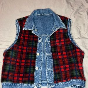 Reversible Jean vest